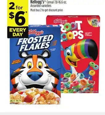 Dollar General Kellogg's Cereal offer