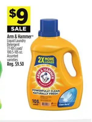 Dollar General Arm & Hammer Liquid Laundry Detergent offer