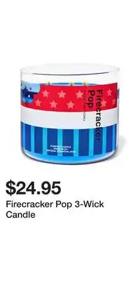 Bath & Body Works Firecracker Pop 3-Wick Candle offer