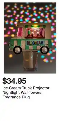 Bath & Body Works Ice Cream Truck Projector Nightlight Wallflowers Fragrance Plug offer