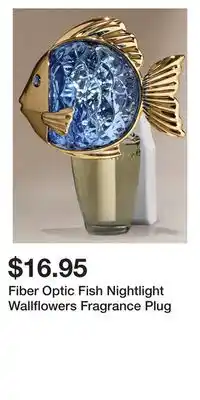 Bath & Body Works Fiber Optic Fish Nightlight Wallflowers Fragrance Plug offer