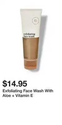 Bath & Body Works Exfoliating Face Wash With Aloe + Vitamin E offer