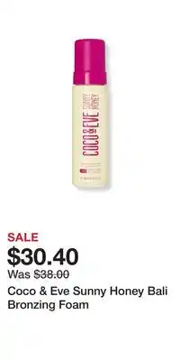 Ulta Beauty Coco & Eve Sunny Honey Bali Bronzing Foam offer