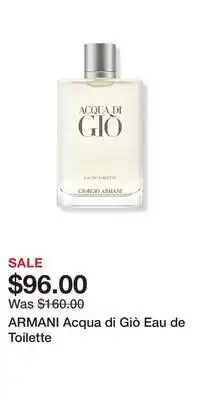 Ulta Beauty ARMANI Acqua di Giò Eau de Toilette offer