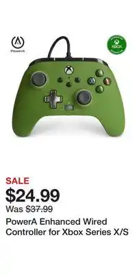 Game Stop PowerA Enhanced Wired Controller for Xbox Series X/S offer