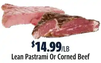 Seven Mile Market Lean Pastrami Or Corned Beef offer