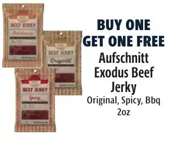 Seven Mile Market Aufschnitt Exodus Beef Jerky offer
