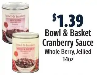 Seven Mile Market Bowl & Basket Cranberry Sauce offer