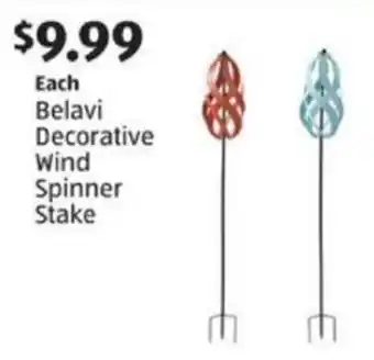 Aldi Belavi Decorative Wind Spinner Stake offer