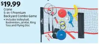 Aldi Crane 5-in-1 Premium Backyard Combo Game offer