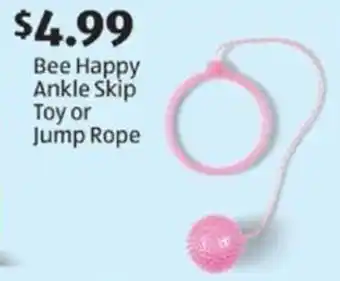 Aldi Bee Happy Ankle Skip Toy or Jump Rope offer