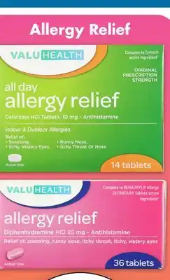 Dollar Tree Allergy Relief offer