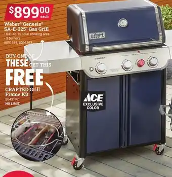 Ace Hardware Weber Genesis SA-E-325 Gas Grill offer