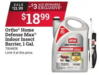 Ace Hardware Ortho Home Defense Max Indoor Insect Barrier offer