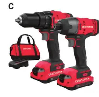 Ace Hardware CRAFTSMAN Drill/Driver & Impact Driver Kit offer