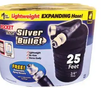 Ace Hardware 25' Pocket Hose Silver Bullet offer