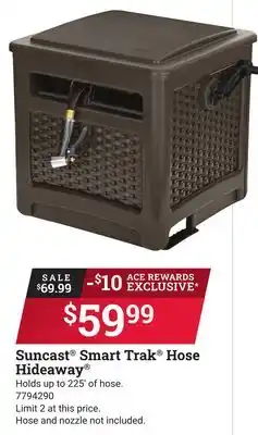Ace Hardware Suncast Smart Trak Hose Hideaway offer