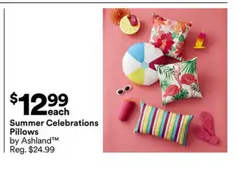 Michaels Summer Celebrations pillows by Ashland offer