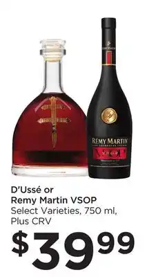 Food 4 Less D'Ussé or Remy Martin VSOP offer