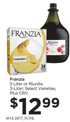 Food 4 Less Franzia offer