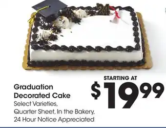 Ralphs Graduation Decorated Cake offer