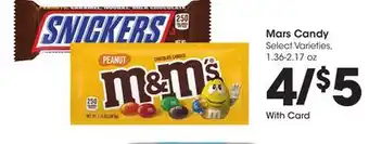 Ralphs Mars Candy offer