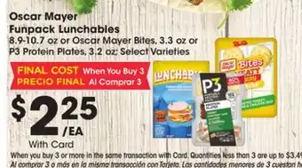 Ralphs Oscar Mayer Funpack Lunchables offer