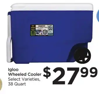 Food 4 Less Igloo Wheeled Cooler offer