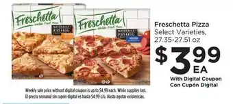 Food 4 Less Freschetta Pizza offer