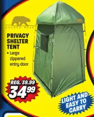 Big 5 Golden Bear Privacy Shelter Tent offer