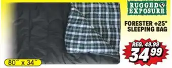 Big 5 Rugged Exposure Forester +25° Sleeping Bag offer