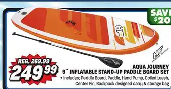 Big 5 Hydro-Force Aqua Journey 9' Inflatable Stand-Up Paddle Board Set offer