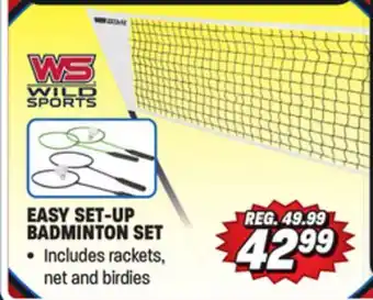 Big 5 Wild Sports Easy Setup Badminton Set offer