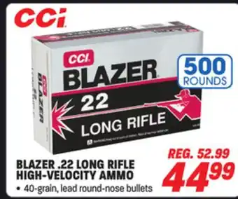 Big 5 CCI Blazer .22 Long Rifle High-Velocity Ammo offer