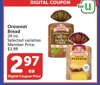 Albertsons Oroweat Bread offer