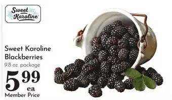 Pavilions Sweet Karoline Blackberries offer