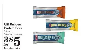 Pavilions Clif Builders Protein Bars offer