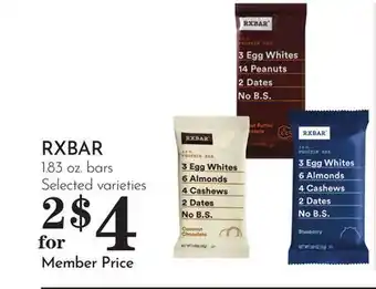 Pavilions RXBAR offer