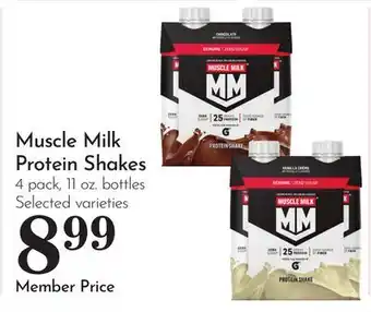 Pavilions Muscle Milk Protein Shakes offer
