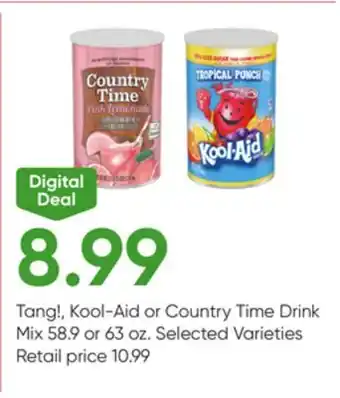 Stater Bros Tang!, Kool-Aid or Country Time Drink Mix offer