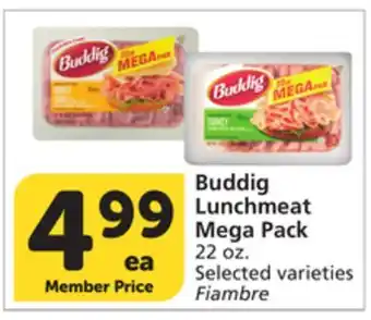 Vons Buddig Lunchmeat Mega Pack offer