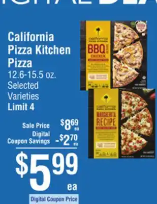 Smart & Final California Pizza Kitchen Pizza offer