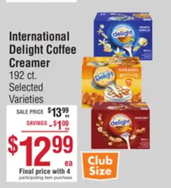 Smart & Final International Delight Coffee Creamer offer