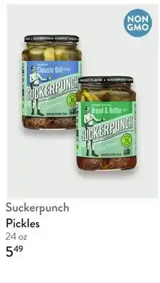 Fresh Thyme Suckerpunch Pickles offer