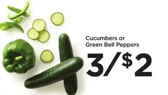 Food 4 Less Cucumbers or Green Bell Peppers offer