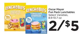 Food 4 Less Oscar Mayer Fun Pack Lunchables offer
