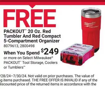 Ace Hardware Milwaukee PACKOUT Tool Storage, Coolers offer