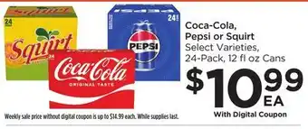 Food 4 Less Coca-Cola, Pepsi or Squirt offer