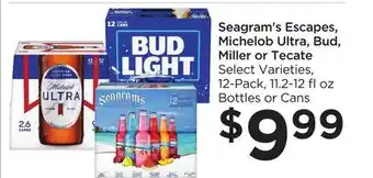 Food 4 Less Seagram's Escapes, Michelob Ultra, Bud, Miller or Tecate offer