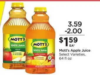 Food 4 Less Mott's Apple Juice offer